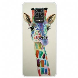 Cover Xiaomi Redmi Note 9S / 9 Pro Giraffa Colorata