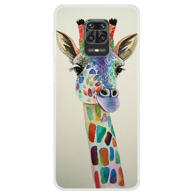 Cover Xiaomi Redmi Note 9S / 9 Pro Giraffa Colorata