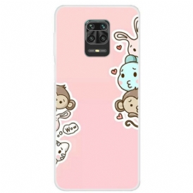 Cover Xiaomi Redmi Note 9S / 9 Pro Wow Animali