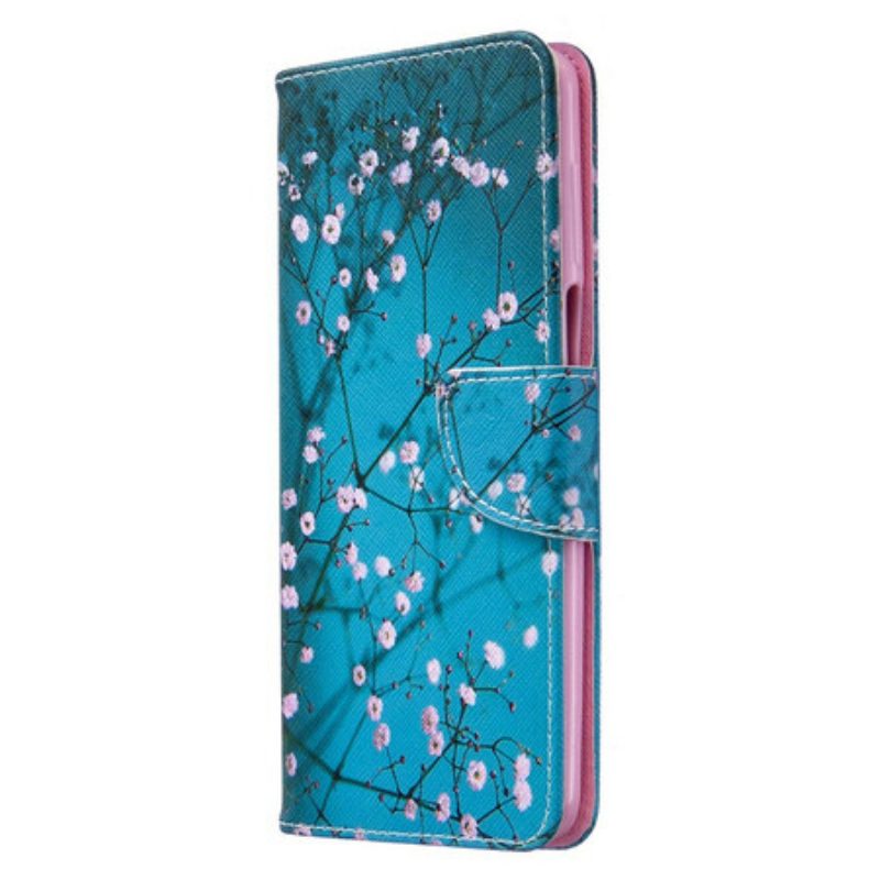 Custodia A Portafoglio Xiaomi Redmi Note 9S / 9 Pro Albero In Fiore