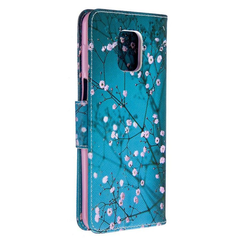 Custodia A Portafoglio Xiaomi Redmi Note 9S / 9 Pro Albero In Fiore