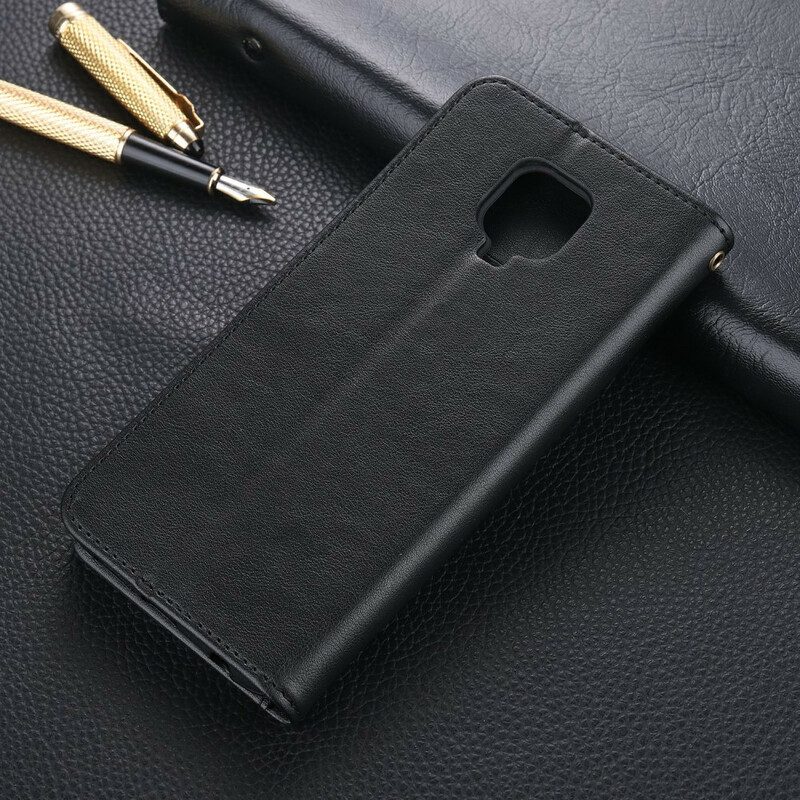 Custodia A Portafoglio Xiaomi Redmi Note 9S / 9 Pro Azns Ecopelle