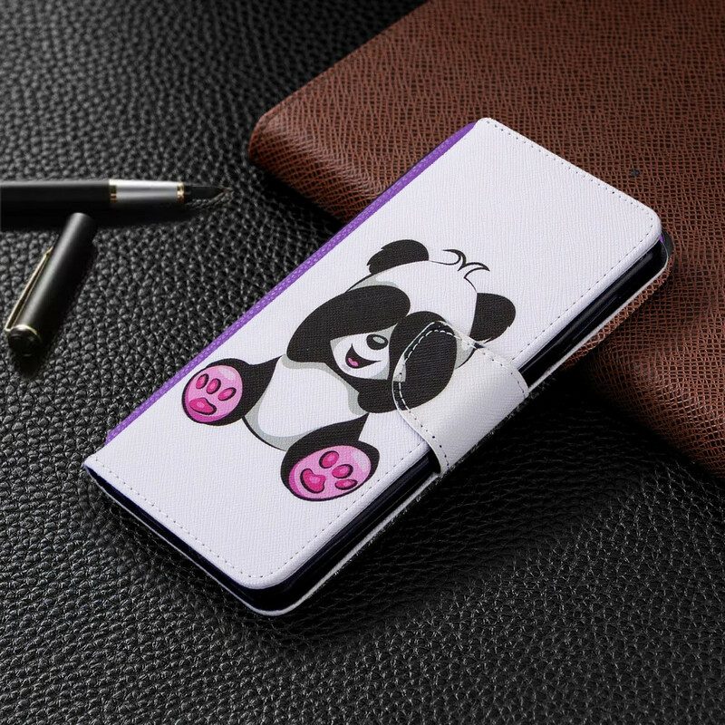 Custodia A Portafoglio Xiaomi Redmi Note 9S / 9 Pro Divertimento Panda