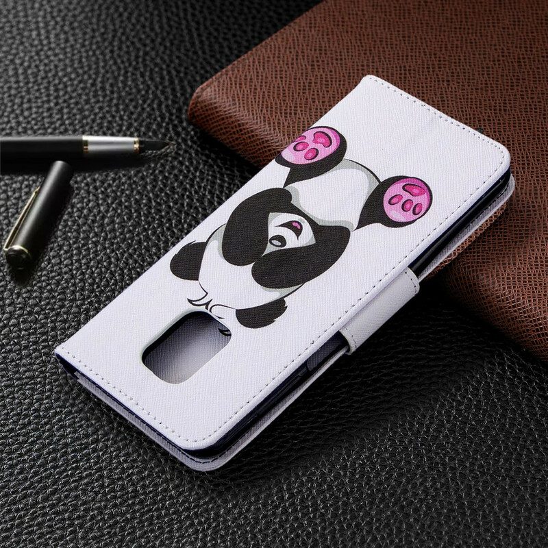 Custodia A Portafoglio Xiaomi Redmi Note 9S / 9 Pro Divertimento Panda