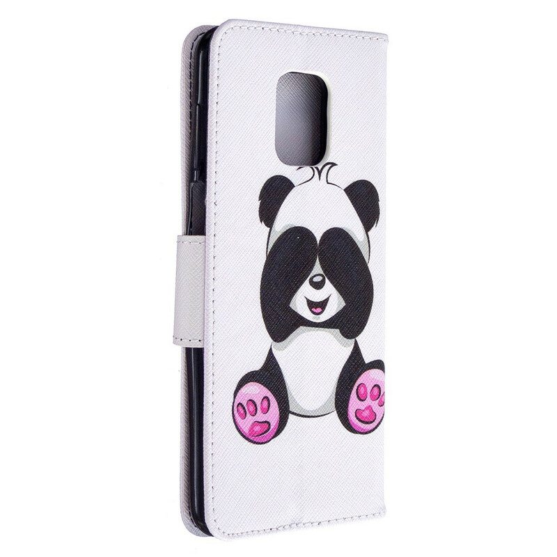 Custodia A Portafoglio Xiaomi Redmi Note 9S / 9 Pro Divertimento Panda
