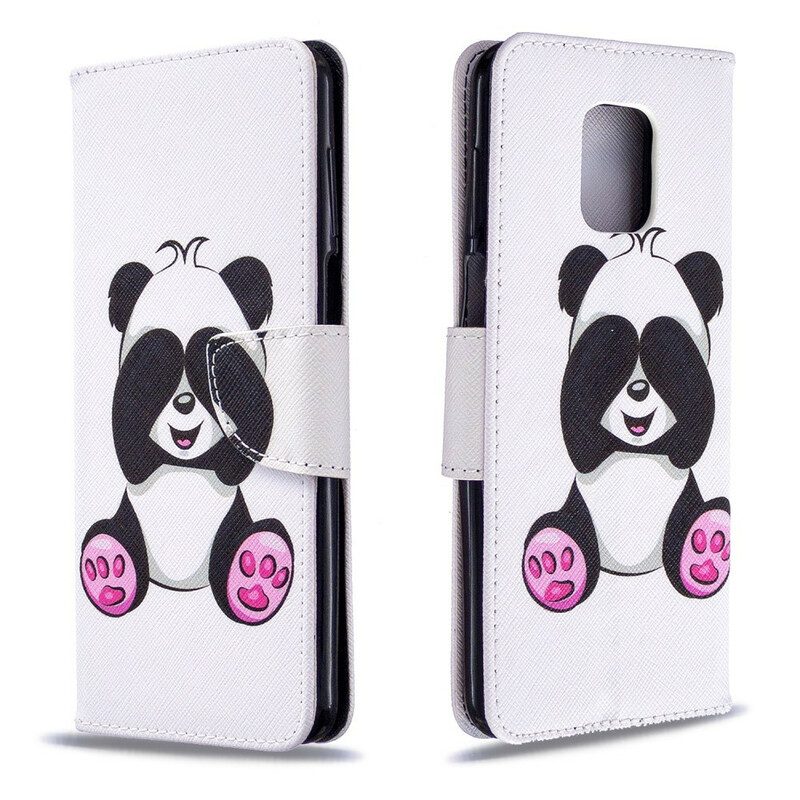 Custodia A Portafoglio Xiaomi Redmi Note 9S / 9 Pro Divertimento Panda