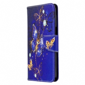 Custodia in pelle Xiaomi Redmi Note 9S / 9 Pro Farfalle Incredibili