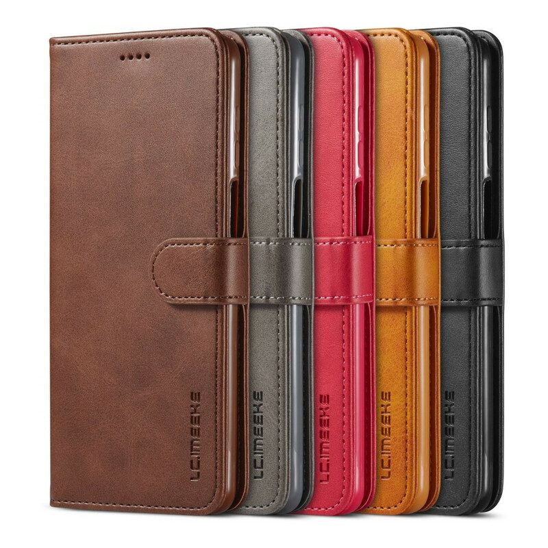 Custodia in pelle Xiaomi Redmi Note 9S / 9 Pro Lc.imeeke Effetto Pelle
