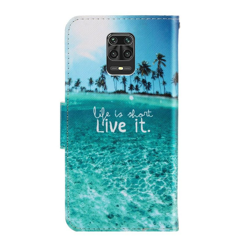 Custodia in pelle Xiaomi Redmi Note 9S / 9 Pro Vivilo Al Cordino