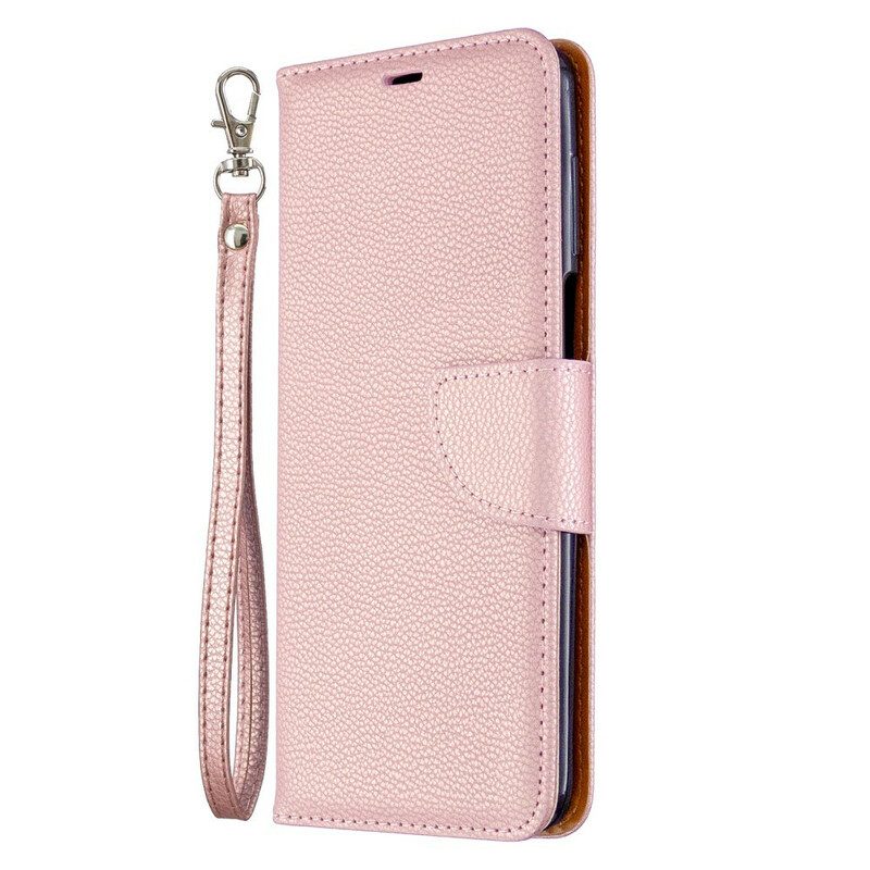 Folio Cover Xiaomi Redmi Note 9S / 9 Pro Effetto Pelle Litchi