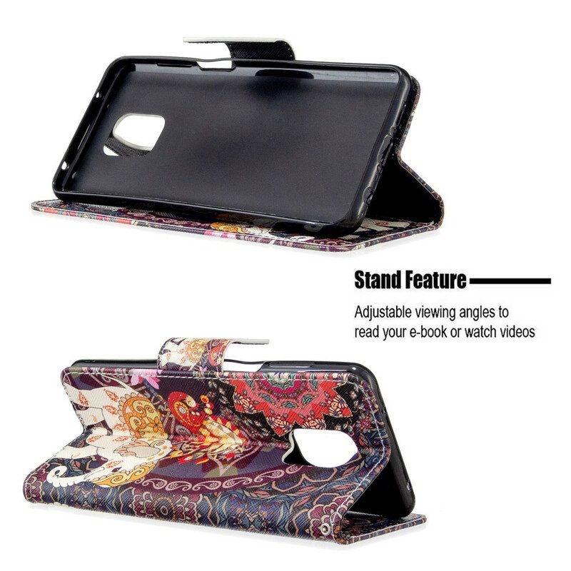 Folio Cover Xiaomi Redmi Note 9S / 9 Pro Elefanti Indiani