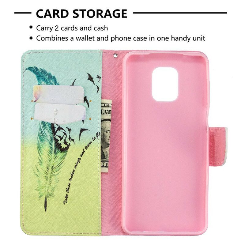 Folio Cover Xiaomi Redmi Note 9S / 9 Pro Impara A Volare
