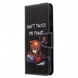 Folio Cover Xiaomi Redmi Note 9S / 9 Pro Orso Pericoloso