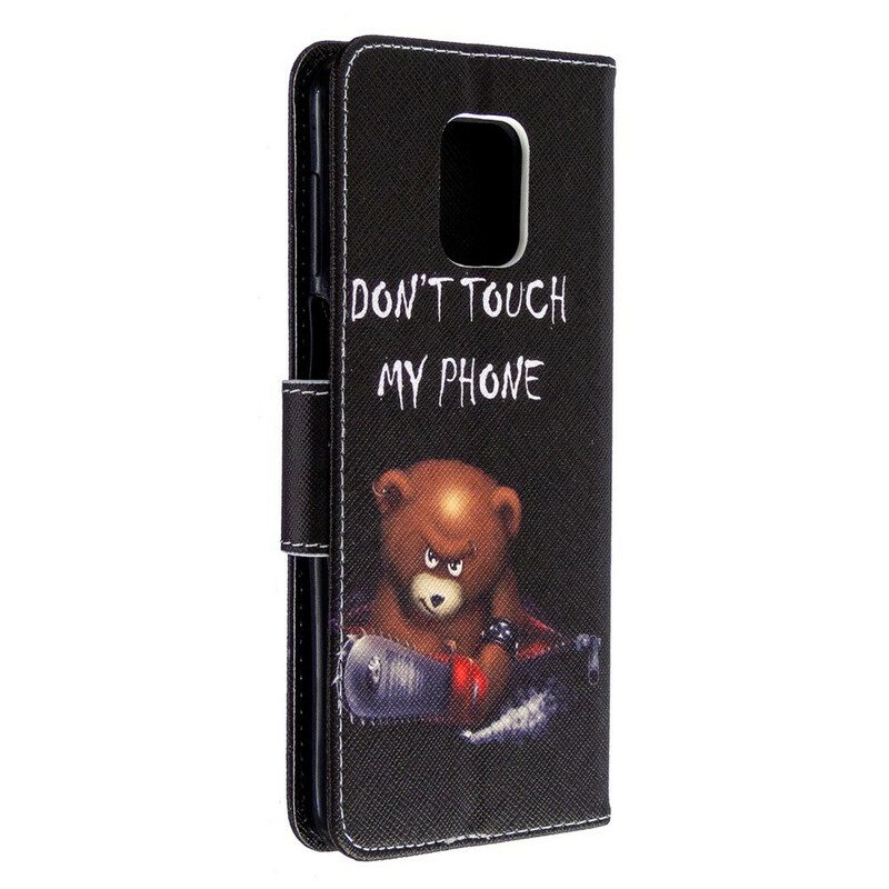 Folio Cover Xiaomi Redmi Note 9S / 9 Pro Orso Pericoloso