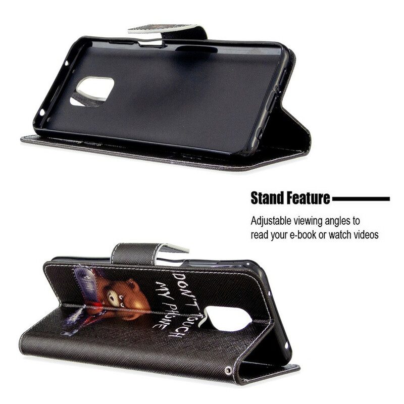 Folio Cover Xiaomi Redmi Note 9S / 9 Pro Orso Pericoloso