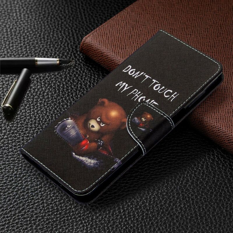 Folio Cover Xiaomi Redmi Note 9S / 9 Pro Orso Pericoloso