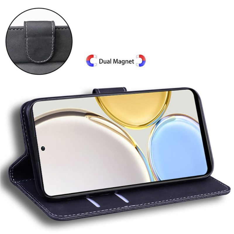 Custodia in pelle Honor Magic 5 Lite Impronta Di Tigre