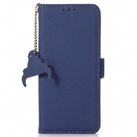 Custodia in pelle Honor Magic 5 Lite Rfid In Vera Pelle