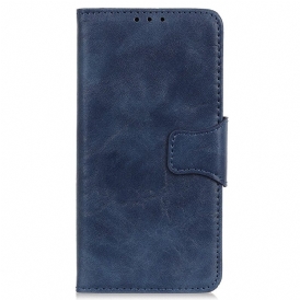Folio Cover Honor Magic 5 Lite Chiusura Reversibile In Pelle Crosta