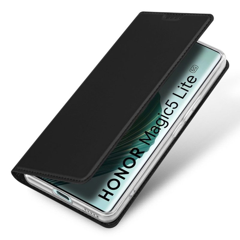 Folio Cover Honor Magic 5 Lite Custodia in pelle Pelle Pro Dux Ducis