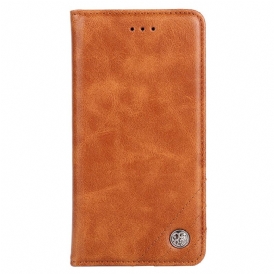 Folio Cover Honor Magic 5 Lite Custodia in pelle Rivetti Decorativi