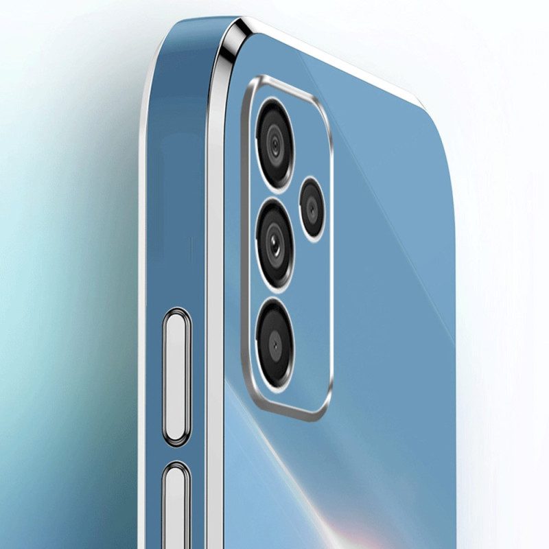 Cover Samsung Galaxy A14 / A14 5G Bordi In Silicone Dorato
