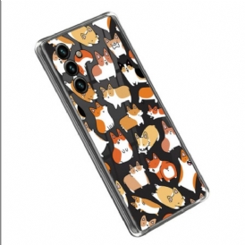 Cover Samsung Galaxy A14 / A14 5G Cani Multipli Senza Soluzione Di Continuità