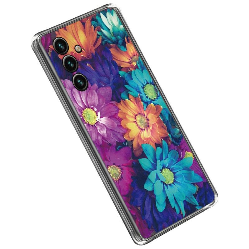 Cover Samsung Galaxy A14 / A14 5G Fiore Flessibile