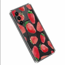 Cover Samsung Galaxy A14 / A14 5G Fragole Senza Soluzione Di Continuità