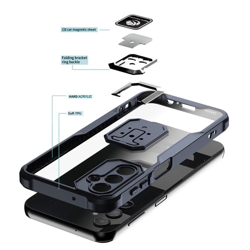 Cover Samsung Galaxy A14 / A14 5G Metallo Di Supporto Dell'anello
