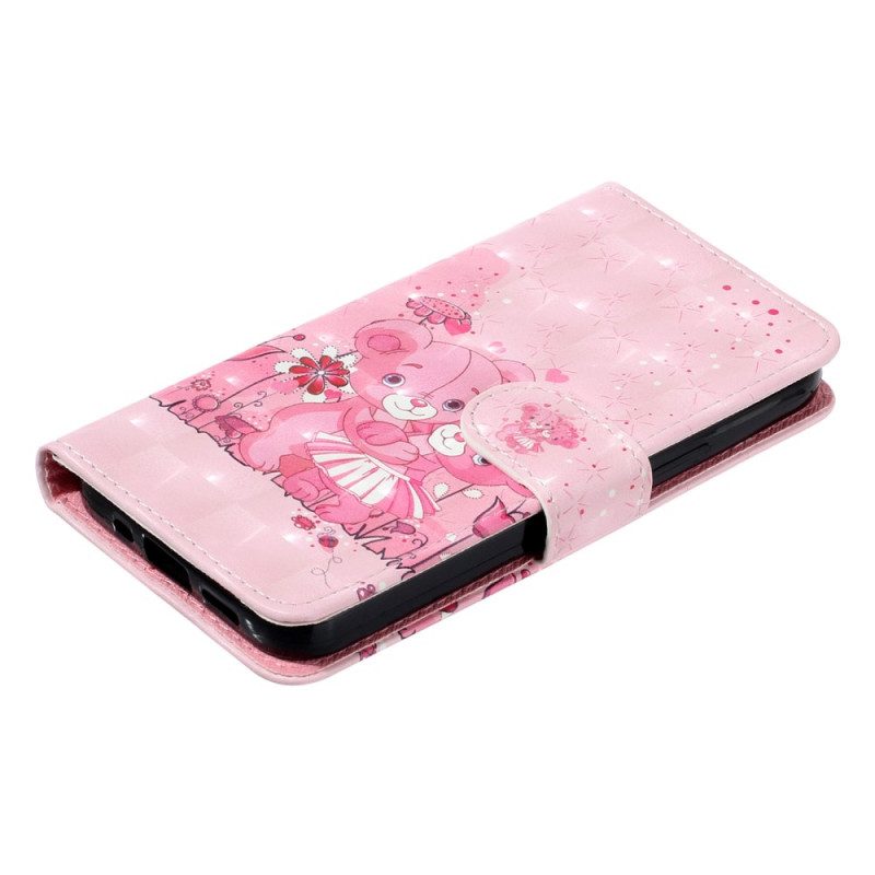 Custodia A Portafoglio Samsung Galaxy A14 / A14 5G Orsacchiotti