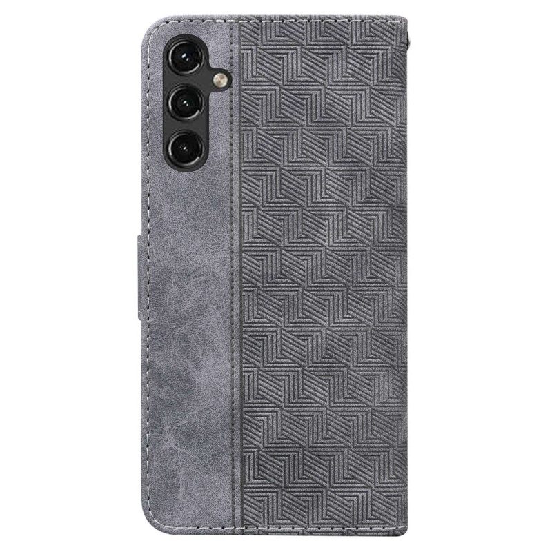 Custodia in pelle Samsung Galaxy A14 / A14 5G Modello Con Cinturino
