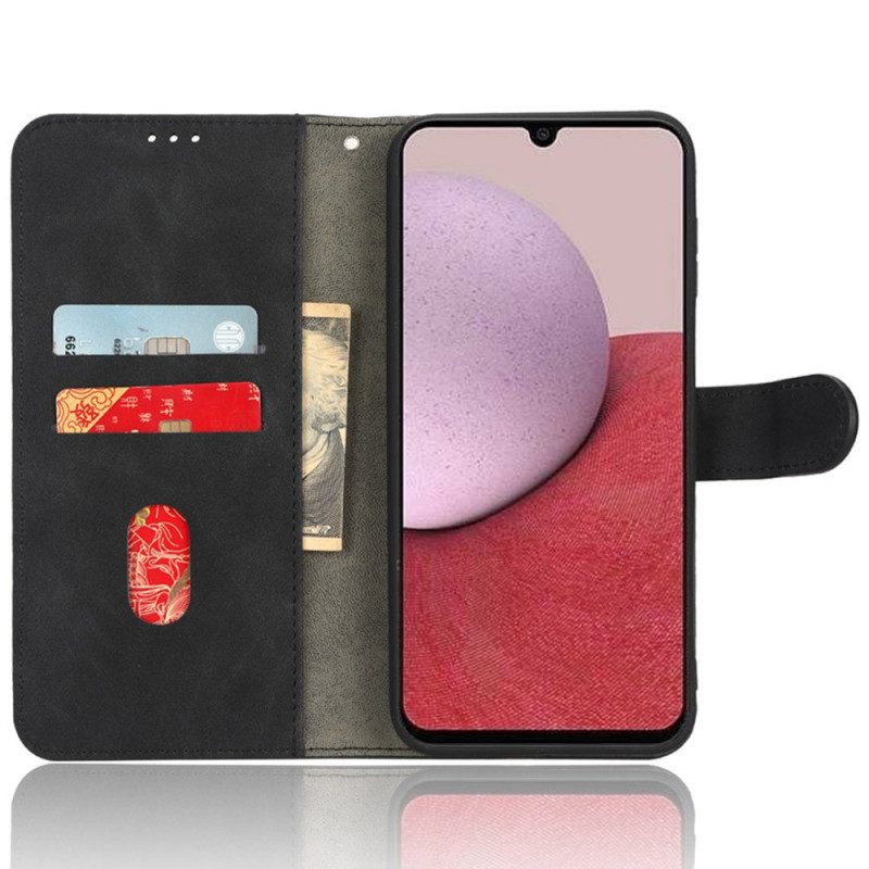 Custodia in pelle Samsung Galaxy A14 / A14 5G Semplice Con Cinturino