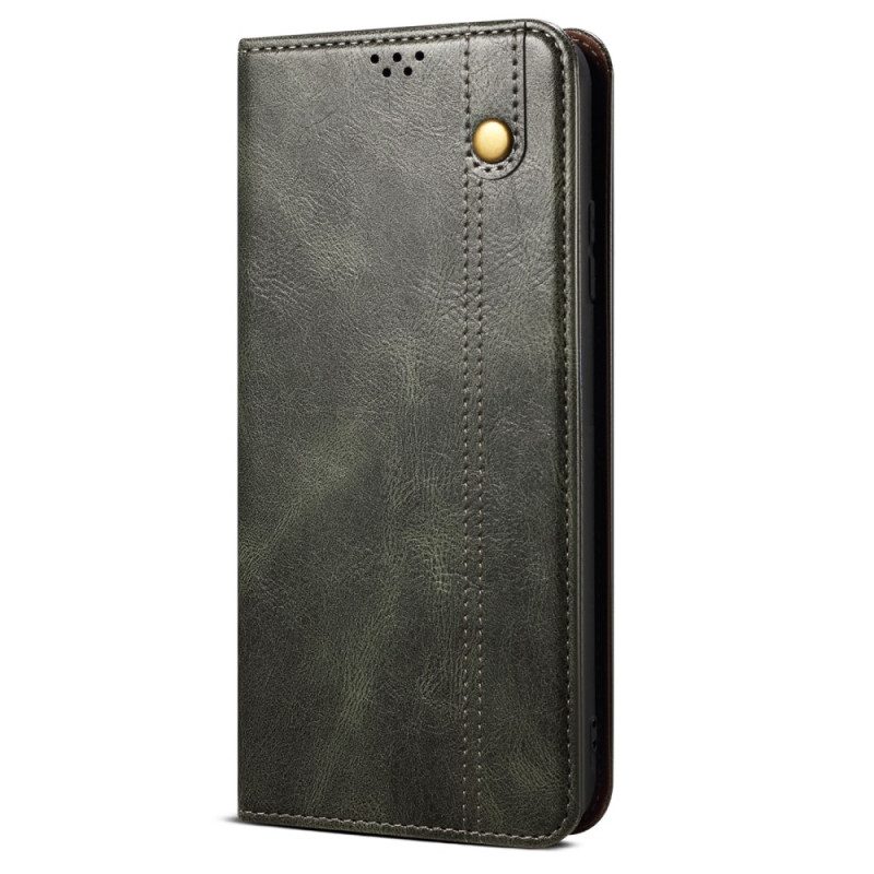 Folio Cover Samsung Galaxy A14 / A14 5G Custodia in pelle Cera