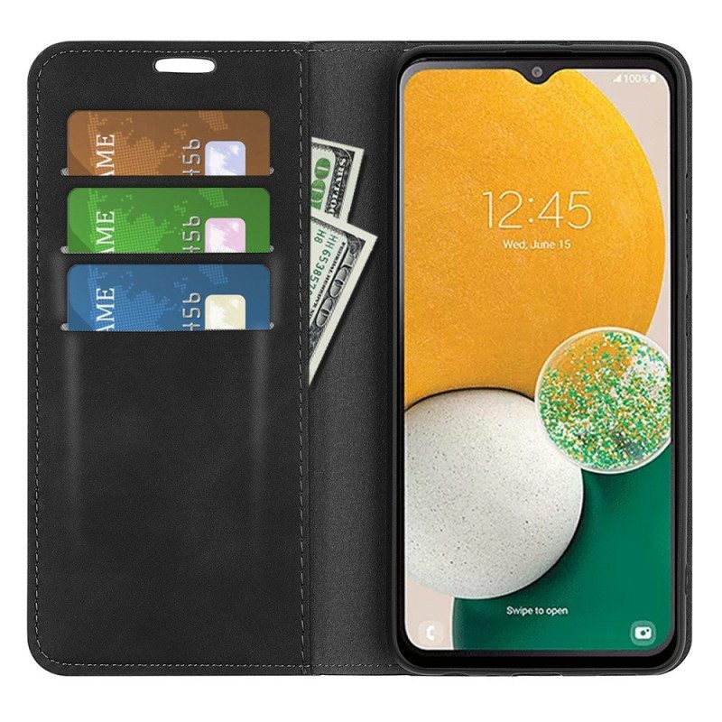 Folio Cover Samsung Galaxy A14 / A14 5G Custodia in pelle Eleganza