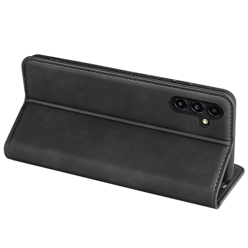 Folio Cover Samsung Galaxy A14 / A14 5G Custodia in pelle Eleganza