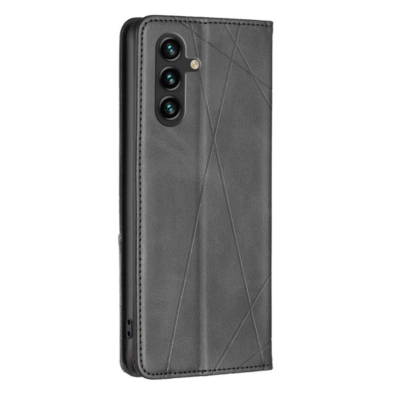 Folio Cover Samsung Galaxy A14 / A14 5G Custodia in pelle Triangolare