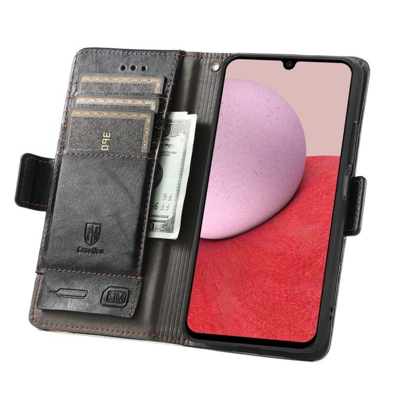 Folio Cover Samsung Galaxy A14 / A14 5G Doppia Chiusura Bicolore