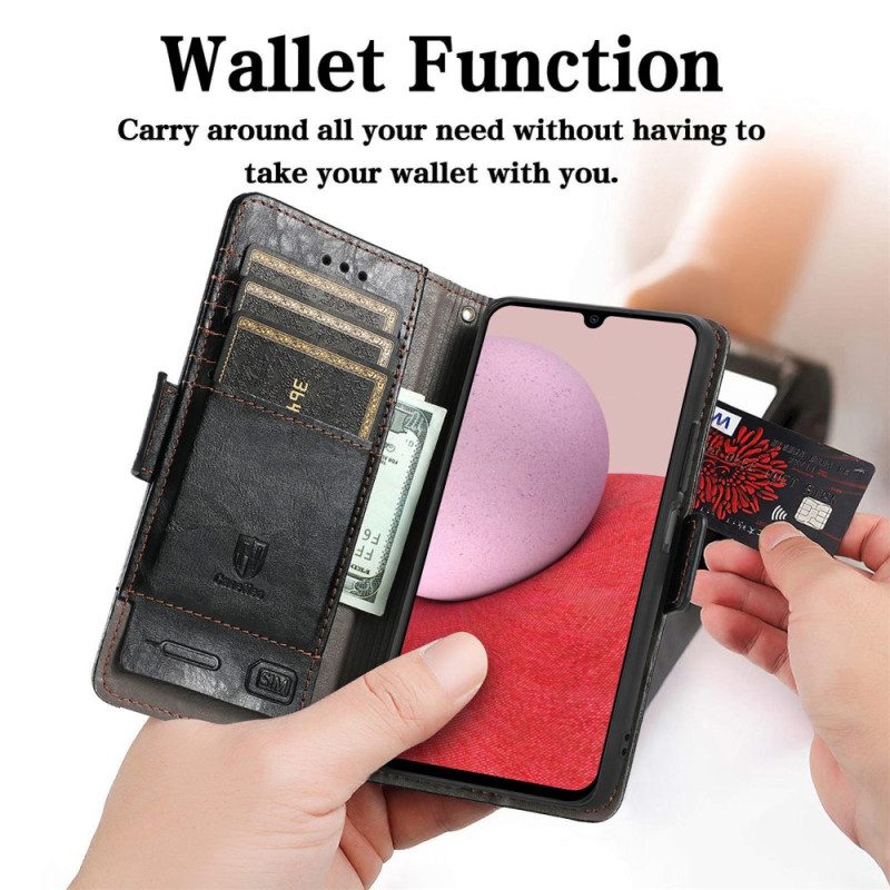 Folio Cover Samsung Galaxy A14 / A14 5G Doppia Chiusura Bicolore