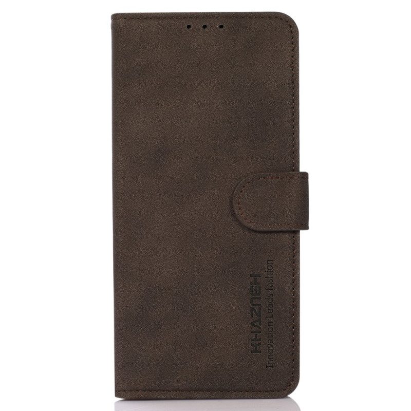 Custodia in pelle Sony Xperia Pro-I Khazneh Effetto Pelle Testurizzata