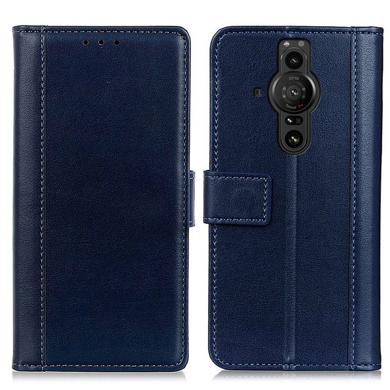 Custodia in pelle Sony Xperia Pro-I Stile In Pelle