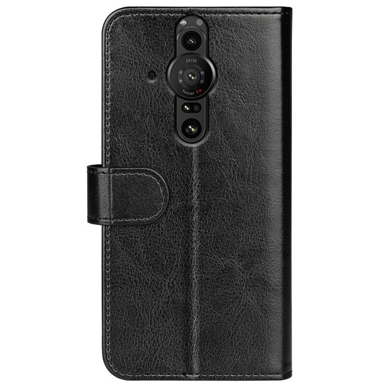Custodia in pelle Sony Xperia Pro-I Ultra Ecopelle