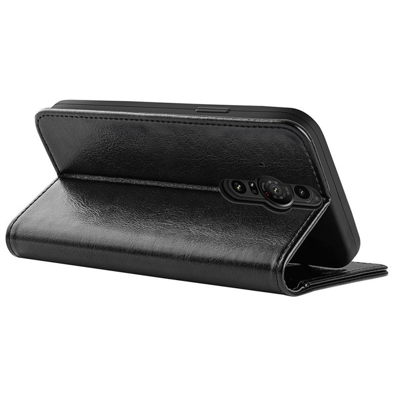 Custodia in pelle Sony Xperia Pro-I Ultra Ecopelle