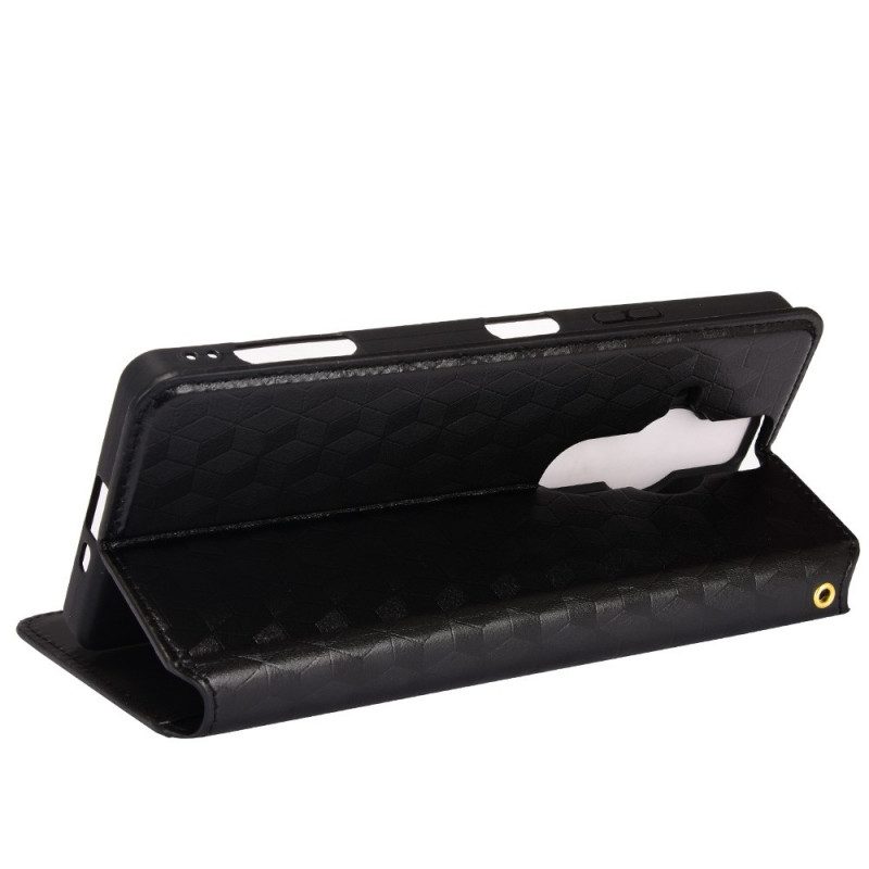 Folio Cover Sony Xperia Pro-I Custodia in pelle Effetto Pelle Diamante