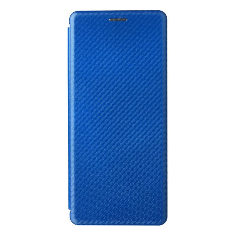 Folio Cover Sony Xperia Pro-I Custodia in pelle Fibra Di Carbonio