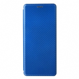 Folio Cover Sony Xperia Pro-I Custodia in pelle Fibra Di Carbonio