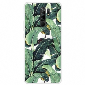 Cover Xiaomi Redmi 9 Foglie Verdi Multiple Senza Soluzione Di Continuità
