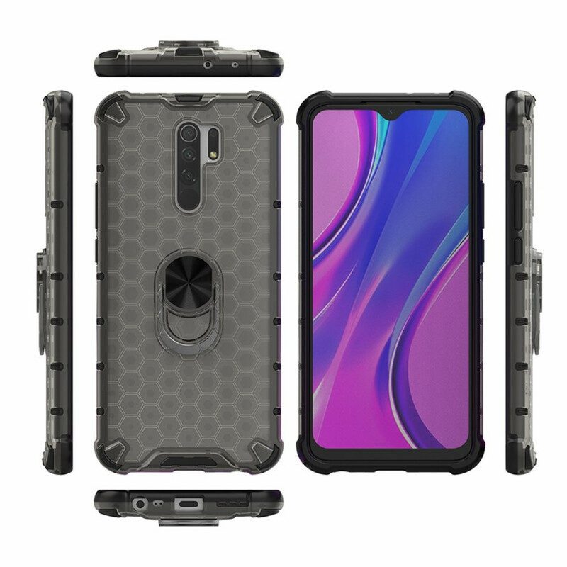 Cover Xiaomi Redmi 9 Stile A Nido D'ape E Ad Anello