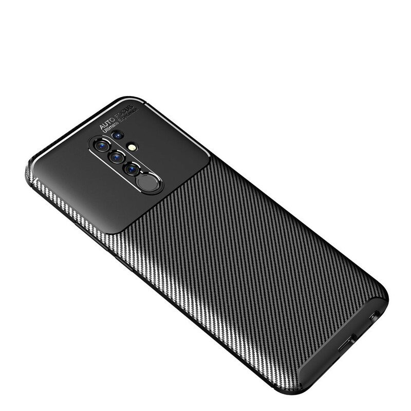 Cover Xiaomi Redmi 9 Tubo In Fibra Di Carbonio