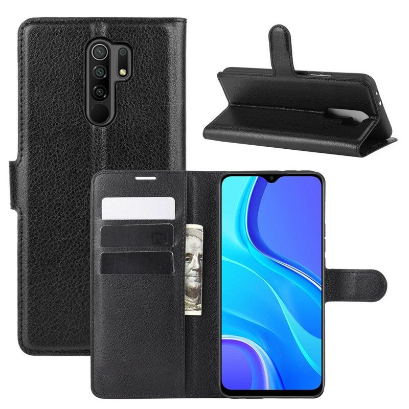 Custodia in pelle Xiaomi Redmi 9 Ecopelle Classica